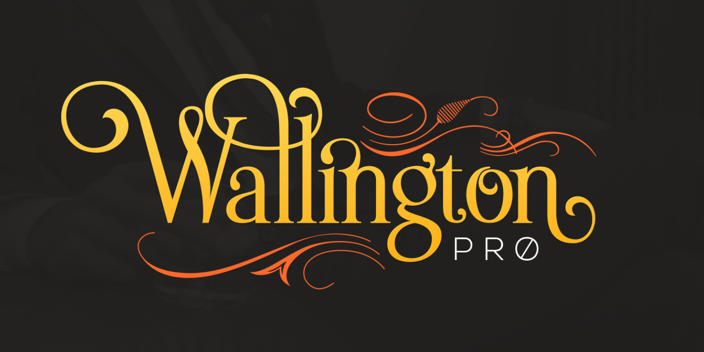 Example font Wallington Pro #1